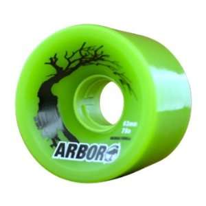 Arbor 4 Set Hybrid Series Skateboard Wheels w/ Free B&F Heart Sticker 