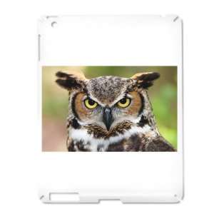  iPad 2 Case White of Great Horned Owl 
