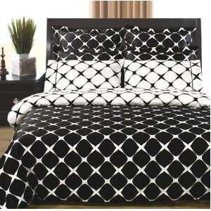  9 PC Black & White Full size(double bed) Bloomingdal Down 