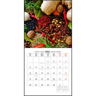Kitchen Spices 2012 Wall Calendar   CALENDARS