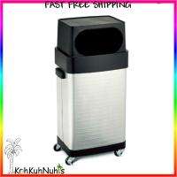 Classic Trash Bin 17 Gal UltraHD Commercial Stainless Steel Rolling 