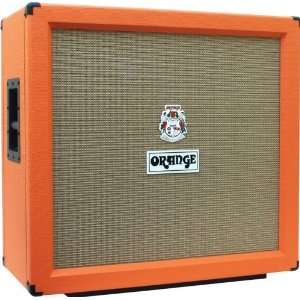   400W 4x12 Guitar Speaker Cabinet Orange Straight Musical Instruments