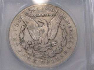 1879 cc Silver Morgan Dollar. ICG F15 details. FREE US s/h  
