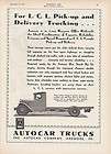 1930 Autocar Trucks Ad LCL Pickup & Delivery Trucking