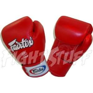  Fairtex Red Boxing Gloves   16oz