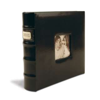 Ferrara Photo Album Ardesia with Window   Black  