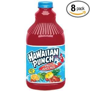 Hawaiian Punch Fruit Juicy Red, 64 Ounce Bottles (Pack of 8)  