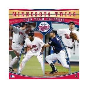   TWINS 2009 MLB Monthly 12 X 12 WALL CALENDAR