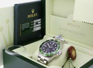 ROLEX SUBMARINER 16610LV GREEN ANNIVERSARY NICE  