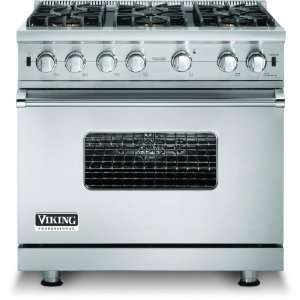   inch Professional Series Natural Gas Range With 6 Burners   Stainless