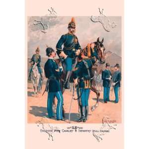   Poster, Enlisted Men, Cavalry & Infantry (Full Dress)   18.75 x 27.5