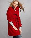   Tommy Hilfiger Coat, Wool Melton Trench 25th Anniversary Collection