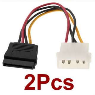 Pin PCI Express to Two 3 Pin Power Adapter Cable  