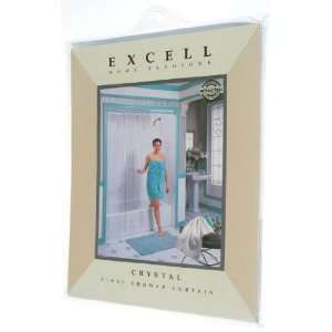 Ex cell 1ME 40O 649 960 Crystal Vinyl Shower Curtain