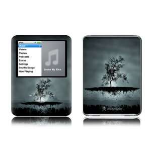  Tree Black Design Protective Decal Skin Sticker for Apple iPod nano 