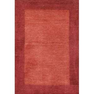   Rugs HENBORCRA 9x12 Henley Border Cranberry 9x12 Border Rug Home