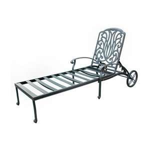    AB Elisabeth Extra Long Outdoor Chaise Lounge, Patio, Lawn & Garden