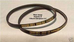 Hoover Genuine Vacuum Cleaner Belts 38528 034   2 pk  