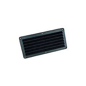  Square Louvered Vent Abs Black 47/8X10 1/10 Sports 