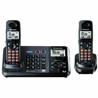  Panasonic KX TG9322T DECT 6.0 2 Line Expandable Digital 