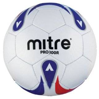  Mitre Pro 100 R Training Ball (White/Red/Blue) Explore 