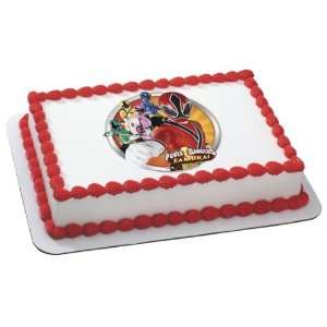    Power Rangers Samurai Edible Birthday Cake Topper Toys & Games