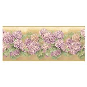  allen + roth Purple Hydrangea Wallpaper Border LW1341452 