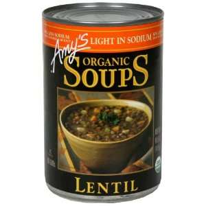  Amys Organic Lentil Soup   Light in Sodium    14.5 fl oz 