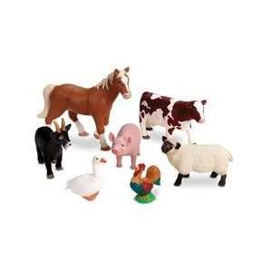    Learning Resources Jumbo Farm Animals, Set of 7 Toys & Games