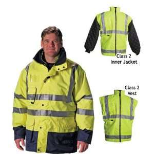    2XL ANSI/ISEA Class 3 All Conditions 7 in 1 Jacket