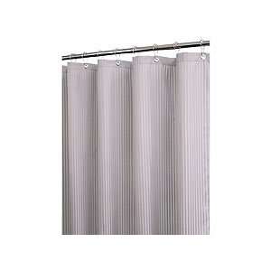  Antique Silver Satin Stripe Shower Curtain