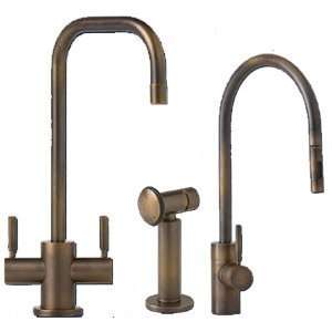 Waterstone Fulton 3925 Prep Faucet   Distressed Antique Pewter