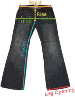 how to measure lay jeans flat do not stretch or