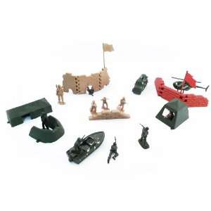  25pc Battlefield Military Army Men Weapons Collection 