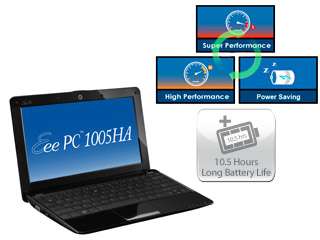 Eee PC Asus Netbook 1005HA 884840443025  