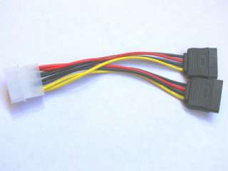 100pcs IDE to dual Serial ATA SATA HDD Power Cable Z  