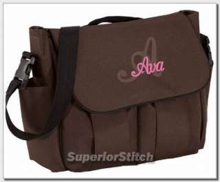 Personalized baby DIAPER BAG embroidered ANY COLOR girl  