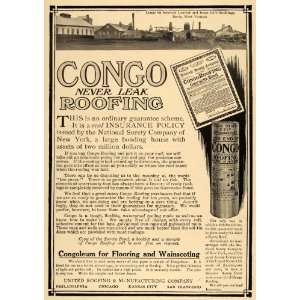  1911 Ad United Congo Roof Babcock Lumber Boom Company 