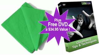 Green Screen 10 x 16 Chromakey Backdrop & Training DVD  