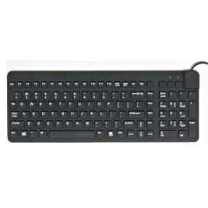  Cool Waterproof Keyboard with Magnets & Backlight   Black Electronics