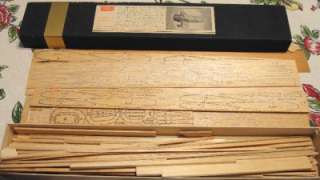    40s Peerless Wooden Airplane Balsa Wood Model Kit Lot Parts Pieces