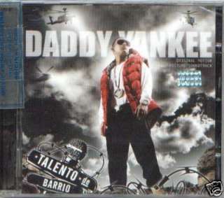 DADDY YANKKE, TALENTO DE BARRIO   SOUNDTRACK. FACTORY SEALED CD. IN 