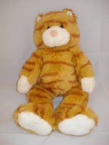 Build a Bear Workshop Orange Kitty Cat Plush 10p11 Stuffed Animal KAT 