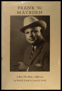 Frank W. Mayborn Texas Biography Signed Letter and Book  