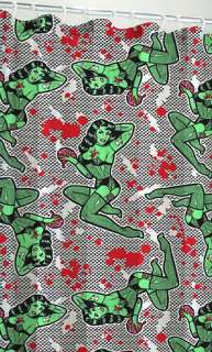 Zombie Pin Up Shower Curtain