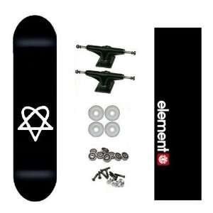 Bam Heartagram Pro HIM Skateboard Complete w/ Element Grip  