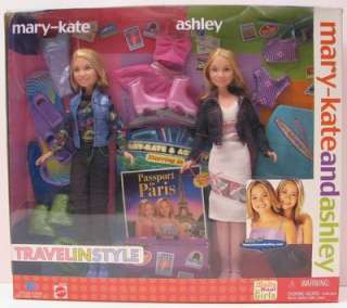 2001 MARY KATE and ASHLEY TRAVEL IN STYLE GIFTSET ~ MIB NRFB ~ Olsen 