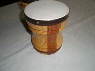 Set Wood Bongo Drums, Percussion Bongos from Jamaica **XLT***  