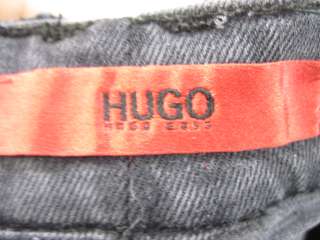 HUGO HUGO BOSS Faded Denim Straight Leg Jeans Size 32  