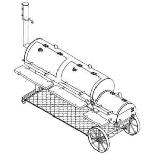  Smoker BBQ Pit Plans Blueprints 